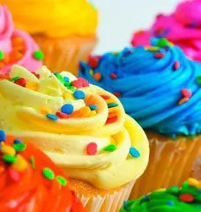 Цветные Капкейки