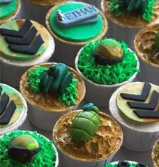 Капкейки на 23 февраля