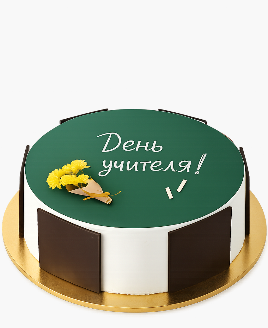 Торт на День воспитателя в виде доски Фото