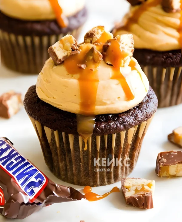 Шоколадные капкейки папе на день рождения Фото