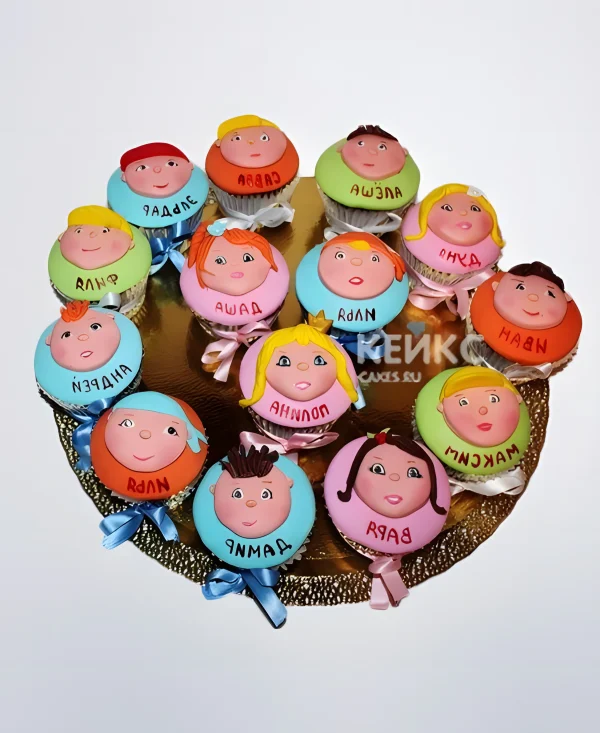 Капкейки на выпускной в детский сад Фото