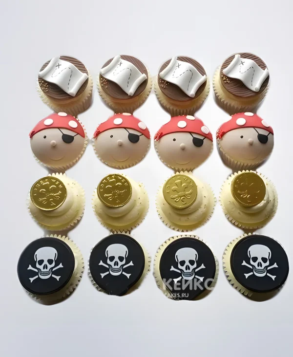 Капкейки Пират атрибутика Фото