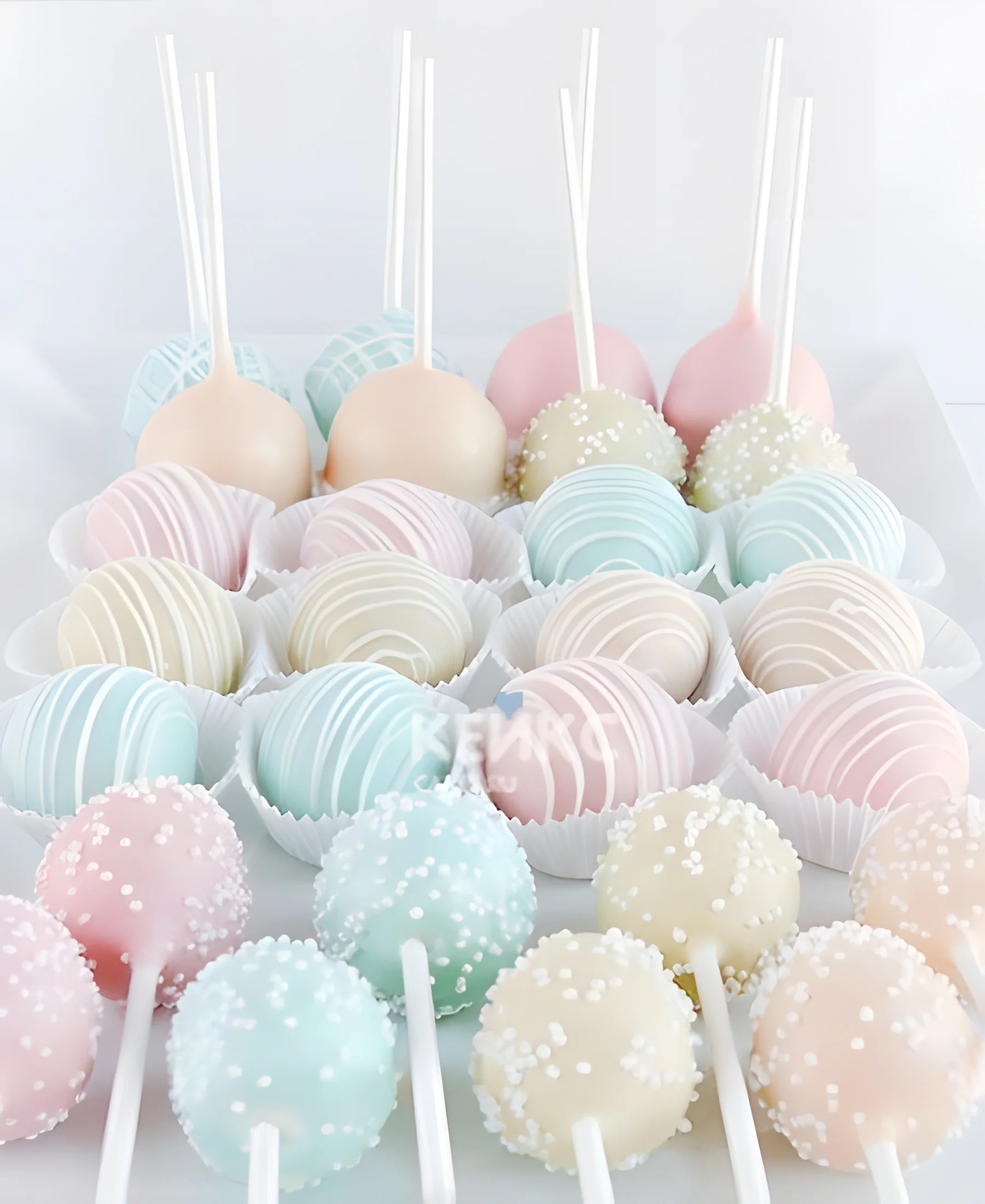 Пирожное на палочке кейк попсы и капкейки Фото