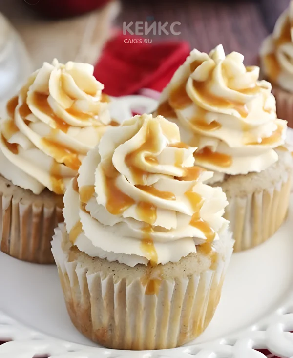 Капкейки карамельные Фото