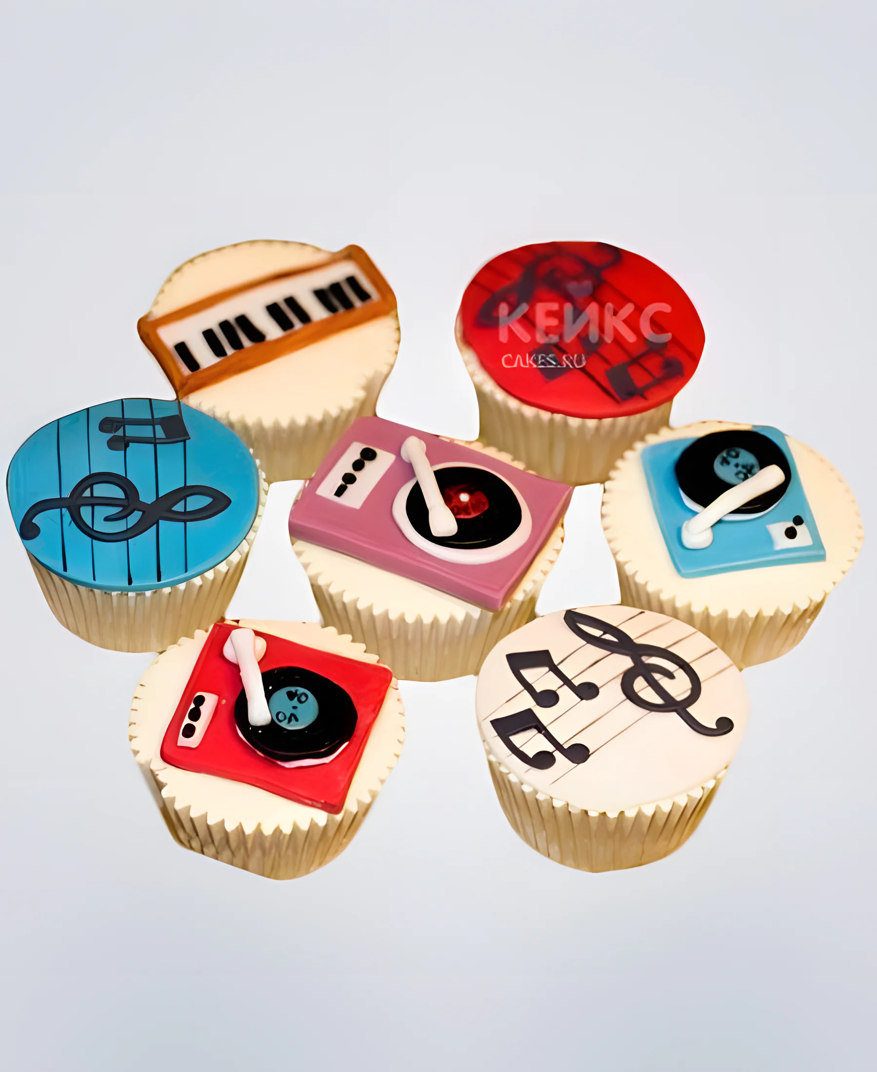 Капкейки Музыка 8 Фото