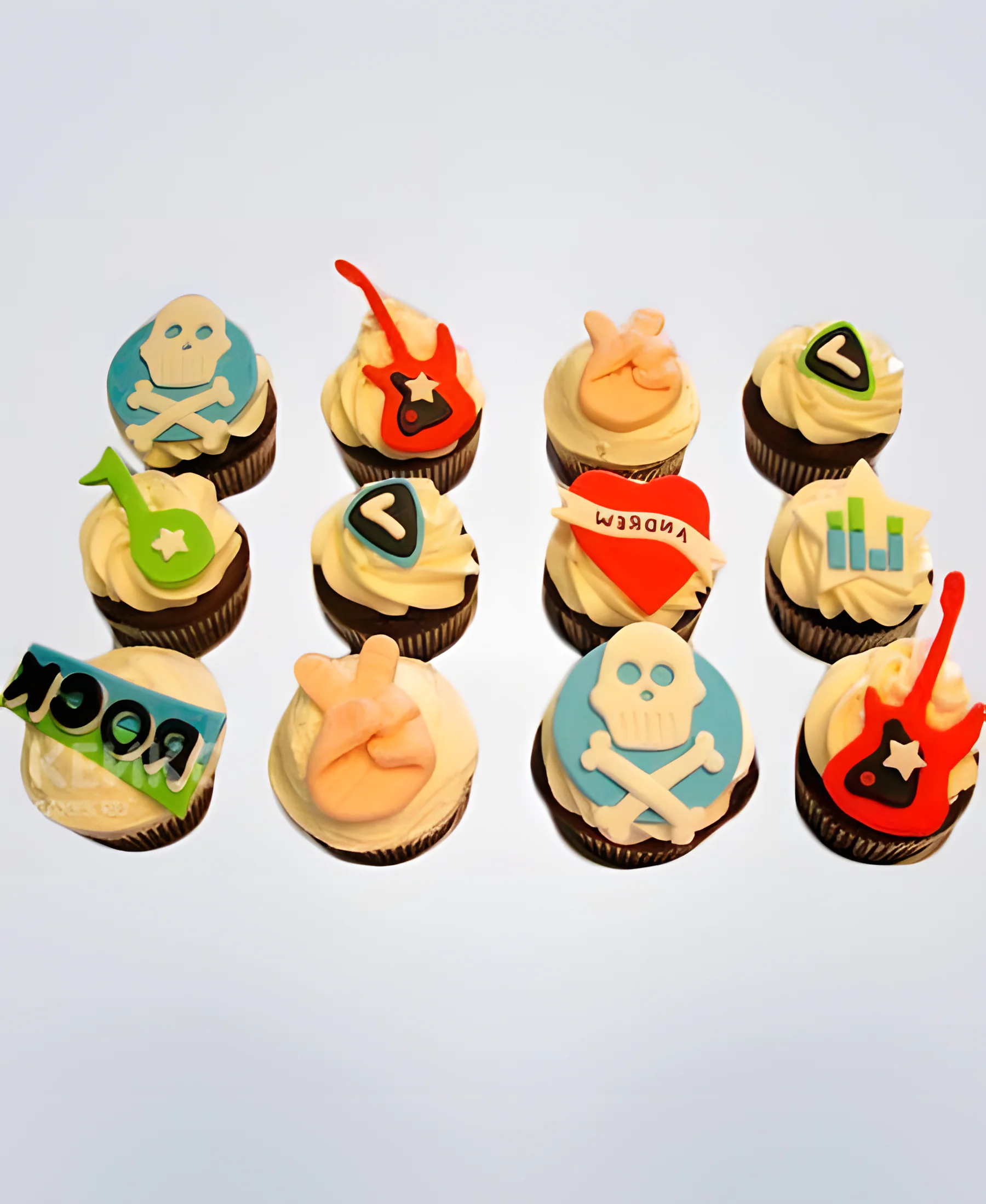 Капкейки Музыка рок 1 Фото