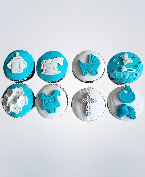 Капкейки в нежных пастельных тонах Фото