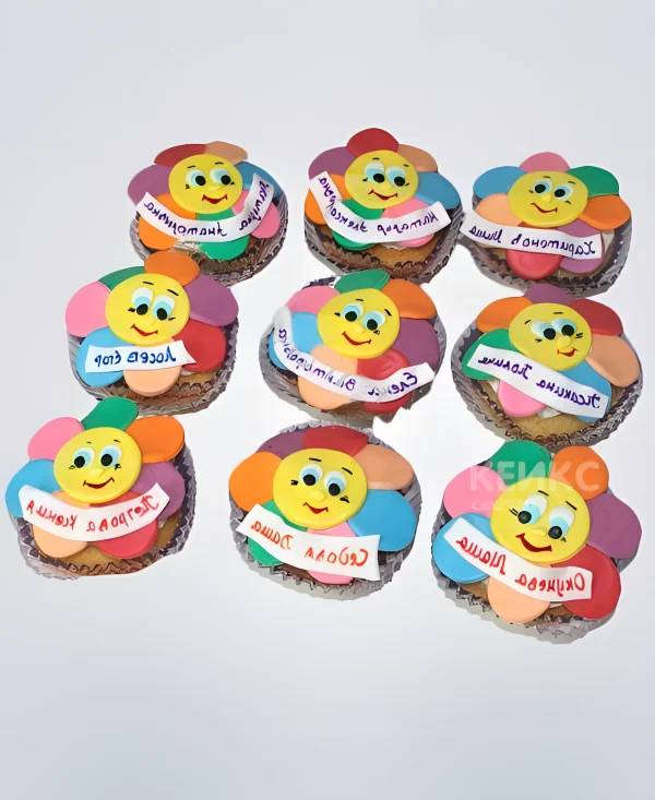 Капкейки в детский сад на выпускной 7 Фото