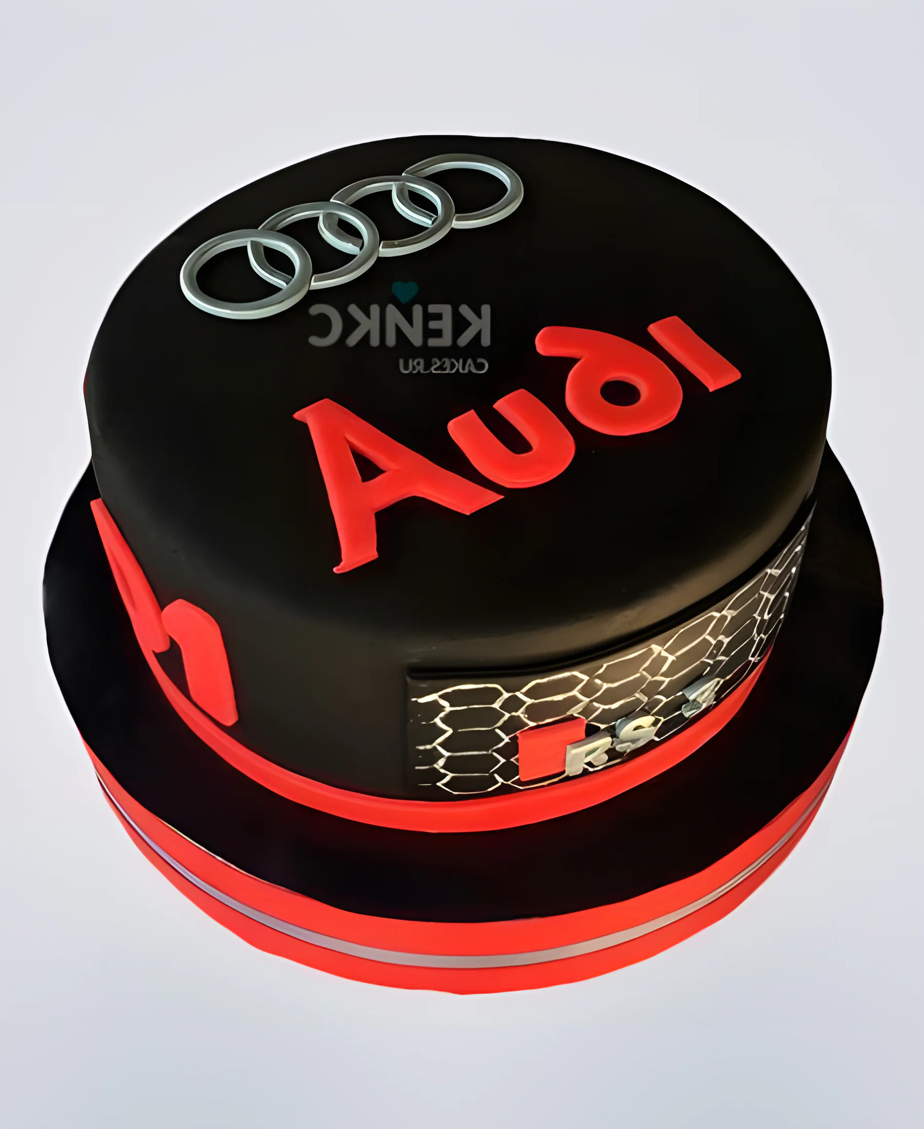 Шикарный торт Ауди с фотопечатью Фото