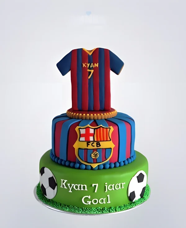 Торт фанату футбольного клуба Барселона Фото