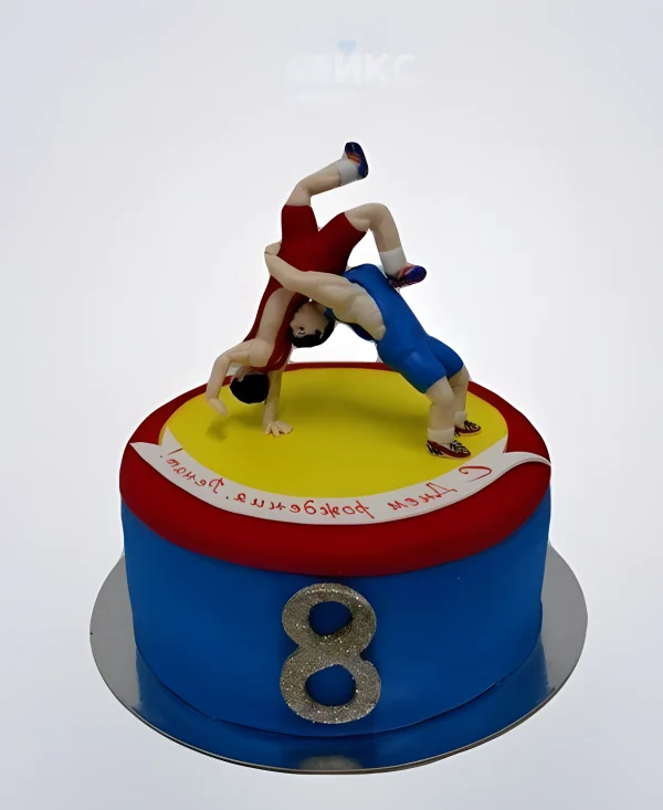 Торт в стиле греко римской борьбы Фото