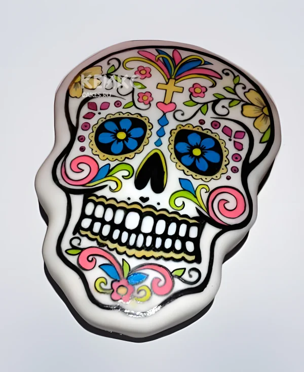 Необычный торт в виде черепа Фото