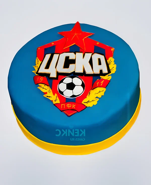 Торт для фаната ЦСКА Фото