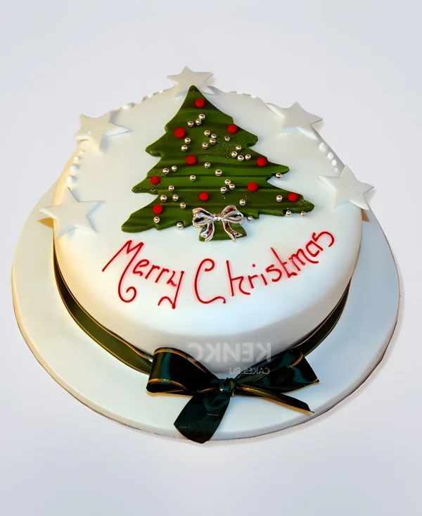 Торт с ёлочкой на новый год Фото