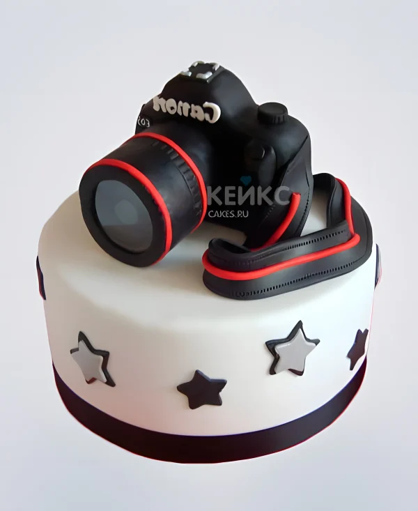Торт для фотографа с фотоаппаратом Фото