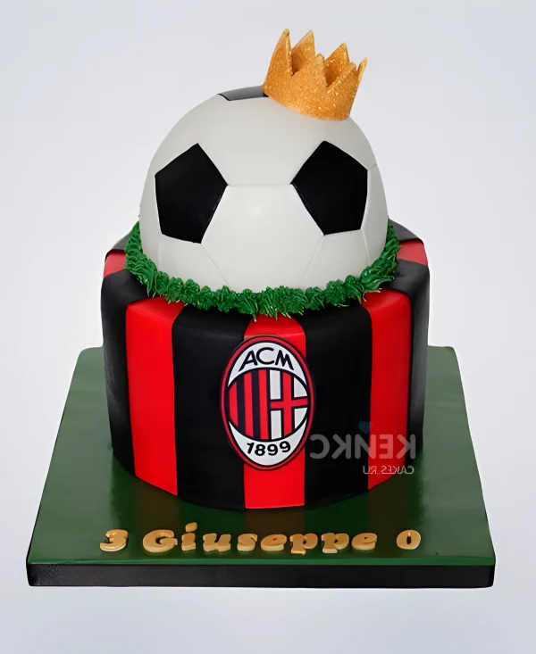 Торт Футбольный Милан Фото