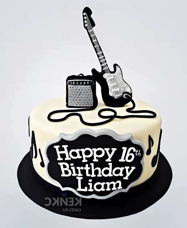 Торт для гитариста Фото