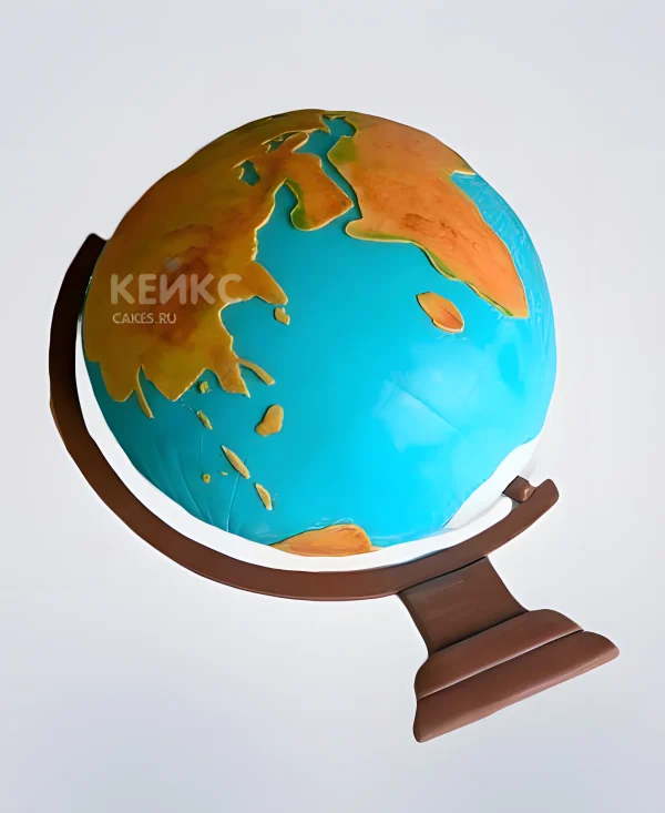 Торт в виде глобуса Фото