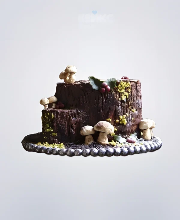 Шоколадный торт с грибочками Фото