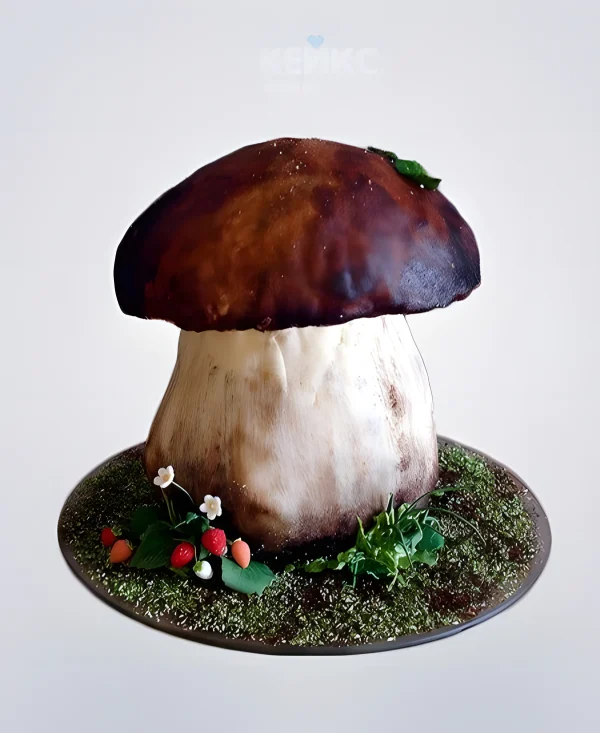 Торт в виде гриба Фото