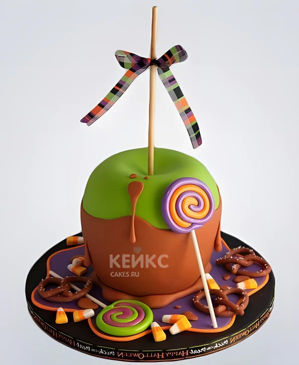 Торт Яблоко в карамели Фото