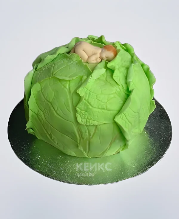 Торт капуста с младенцем Фото