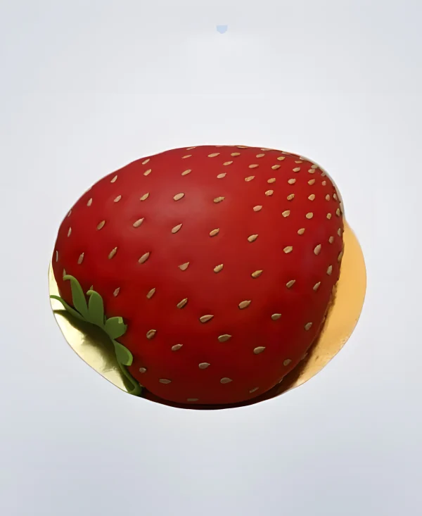 Торт в форме клубники Фото