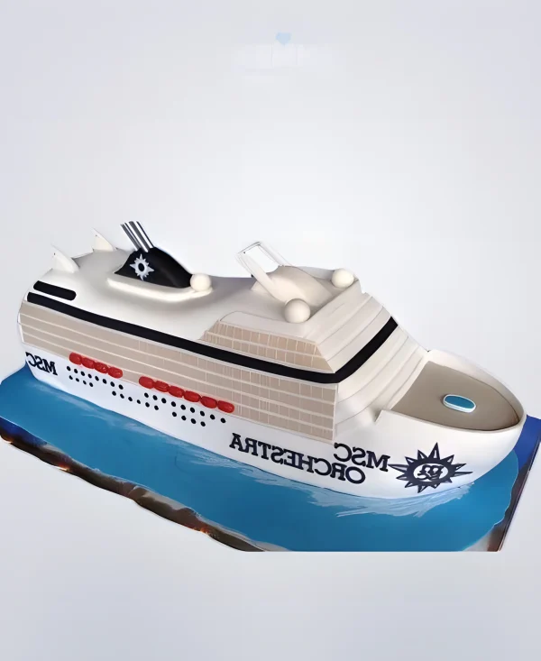 Торт в виде круизного корабля Фото