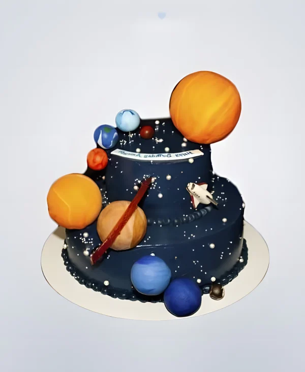 Торт с планетами ребенку Фото