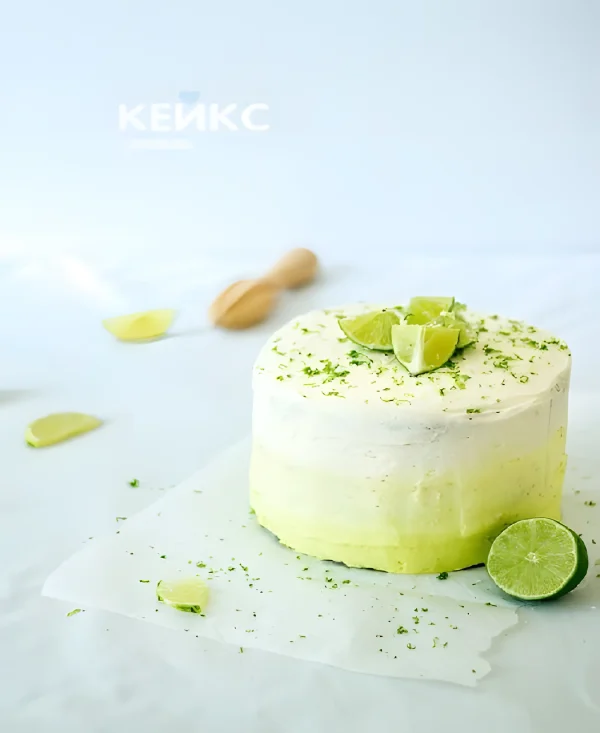 Торт омбре с дольками лайма Фото