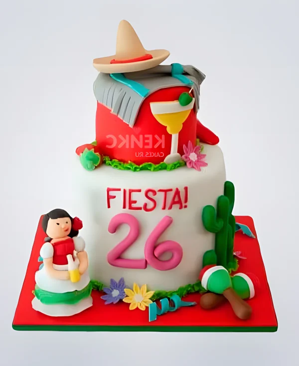 Эффектный Мексиканский торт на 26 лет Фото