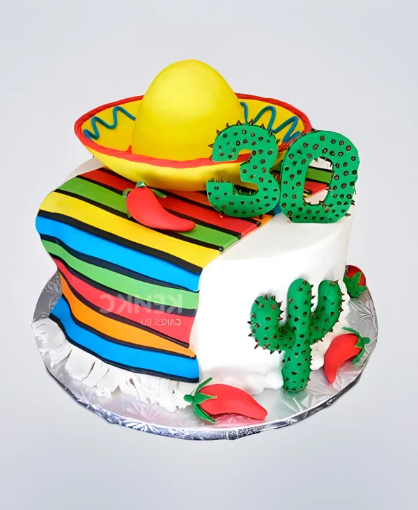 Торт Мексиканский на 30 летие Фото