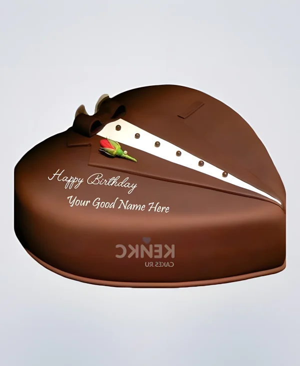 Шоколадный торт в виде рубашки Фото