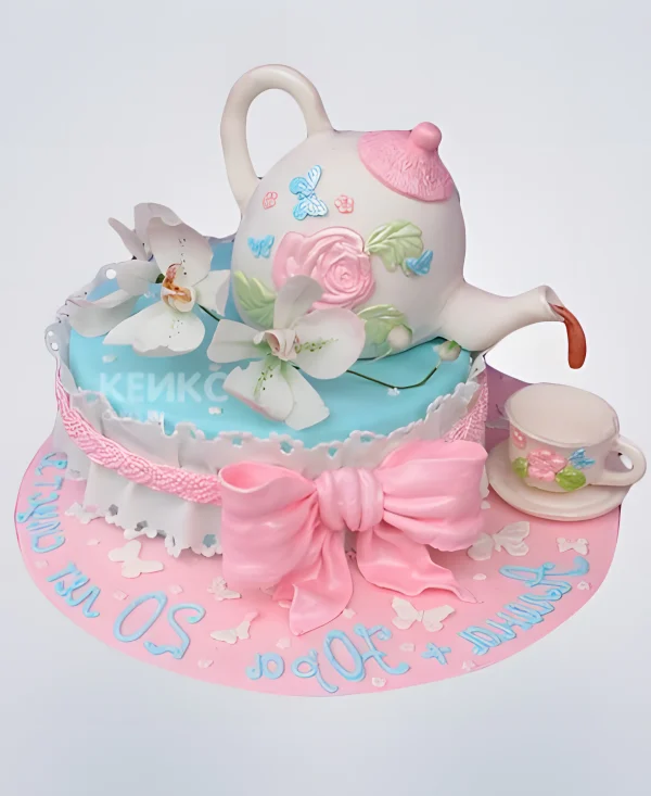 Торт на юбилей фарфоровой свадьбы 20 лет Фото