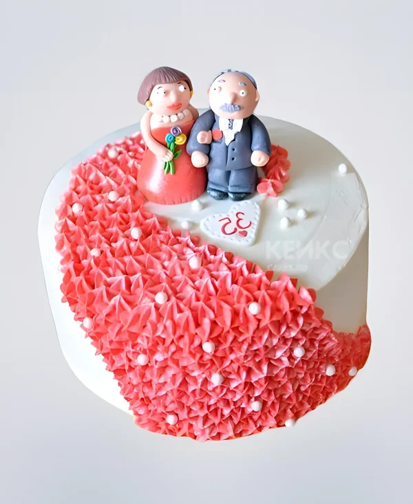 Торт на годовщину свадьбы родителям 35 Фото