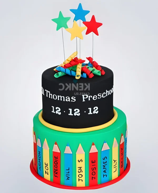 Торт для выпускников начальной школы Фото