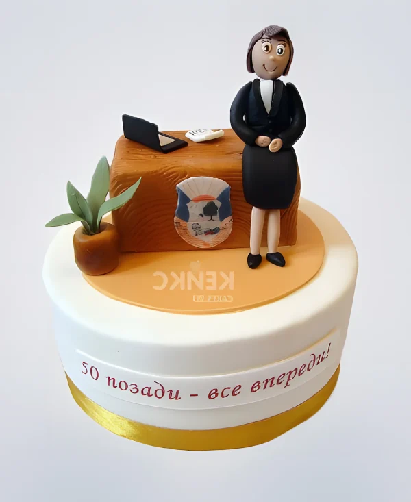 Торт начальнику женщине Фото