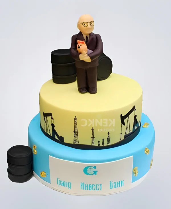 Торт на проводы на пенсию начальник Фото