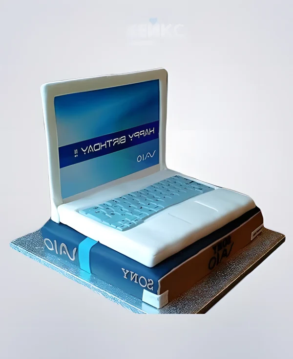 Торт ноутбук на день рождения мальчику Фото