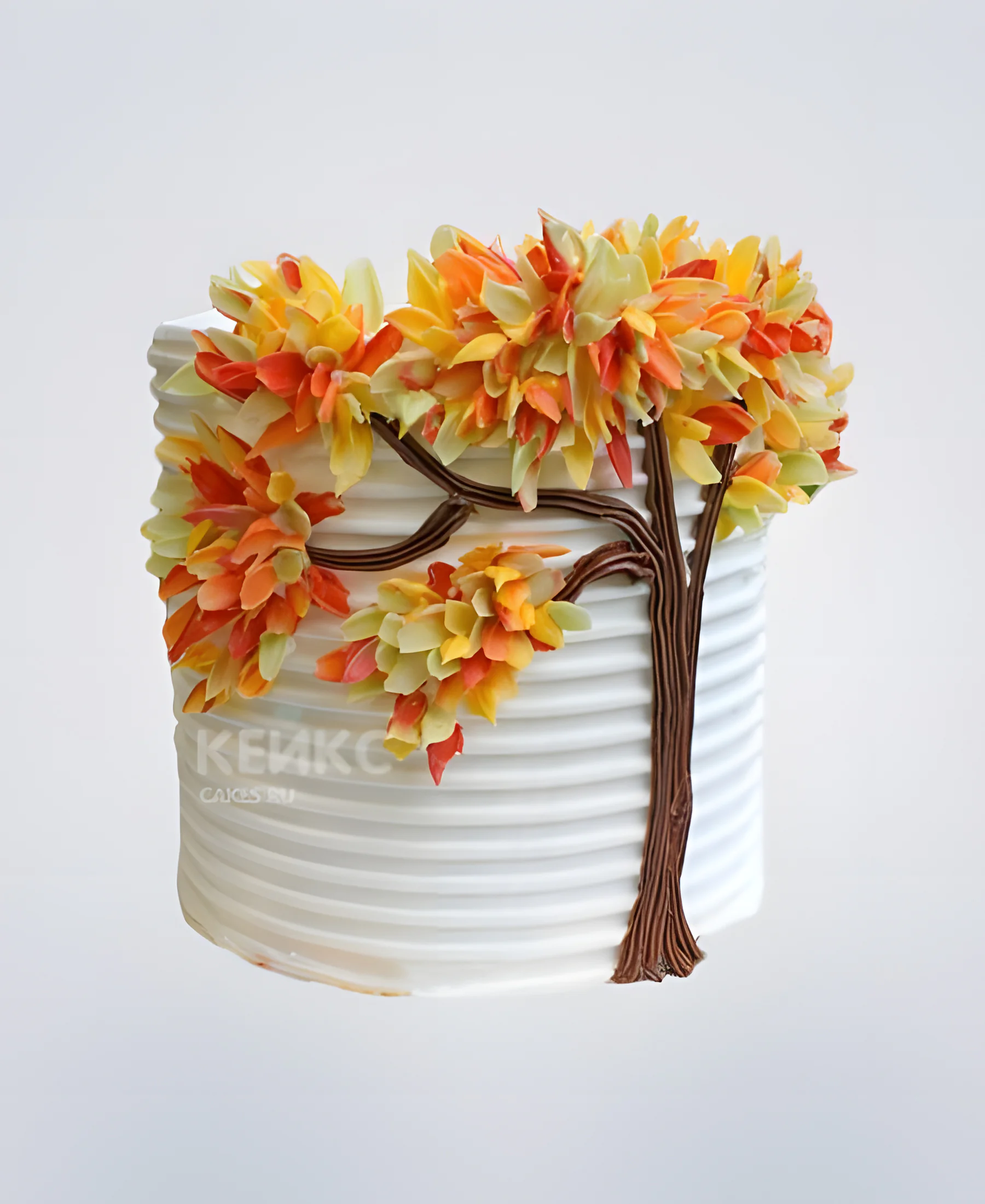 Торт из крема Золотая осень Фото