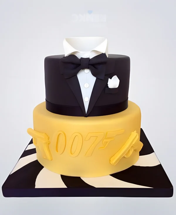 Торт в стиле агента 007 Фото