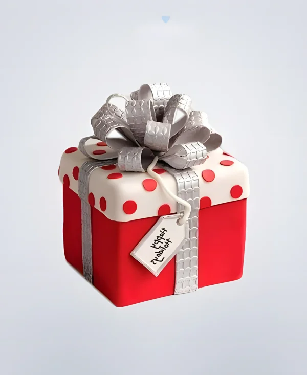 Торт подарок в коробочке Фото