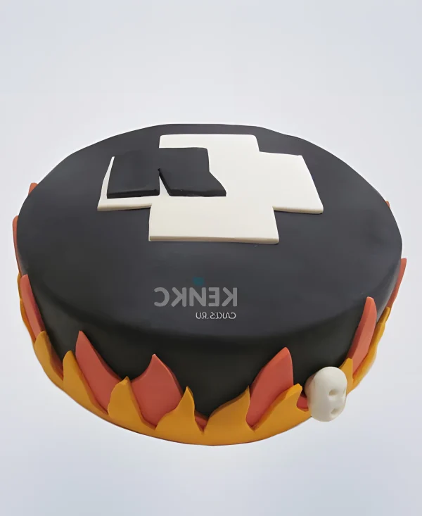 Торт Rammstein с логотипом Фото