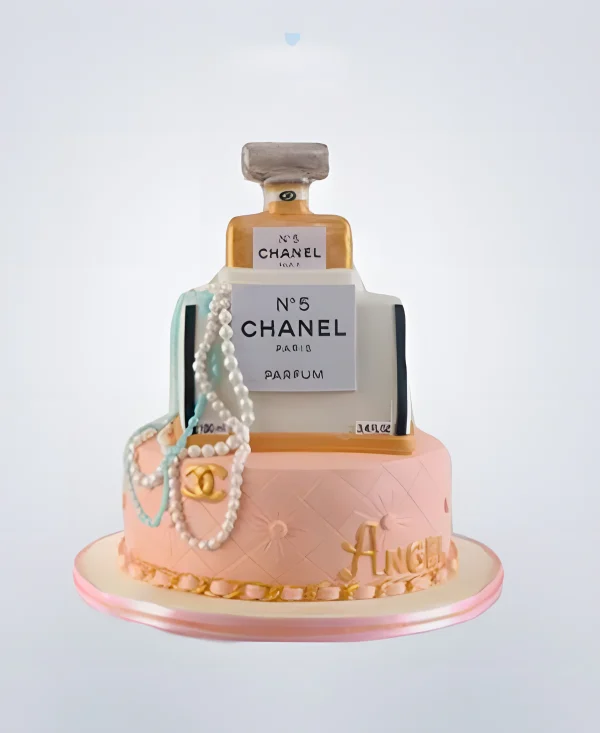 Торт шанель в виде духов Фото