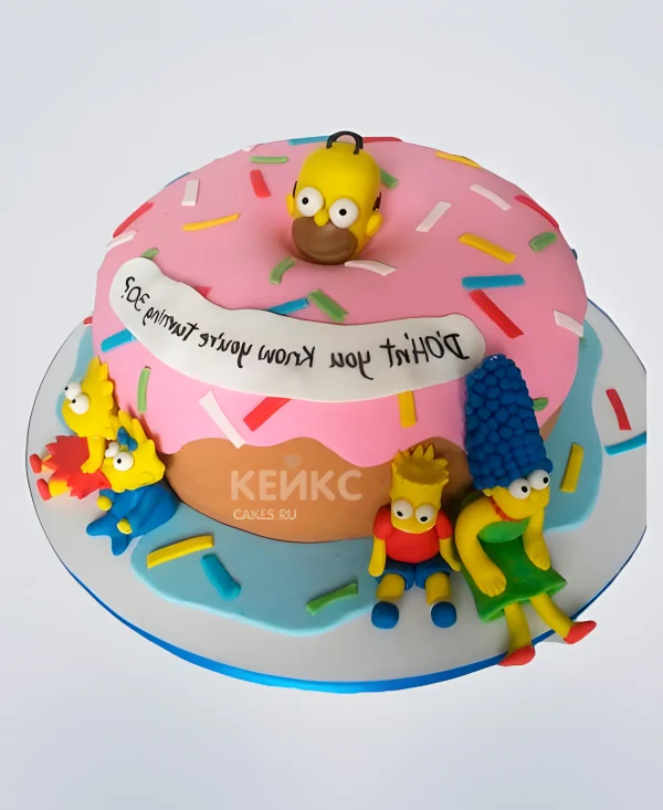 Торт все Симпсоны Фото