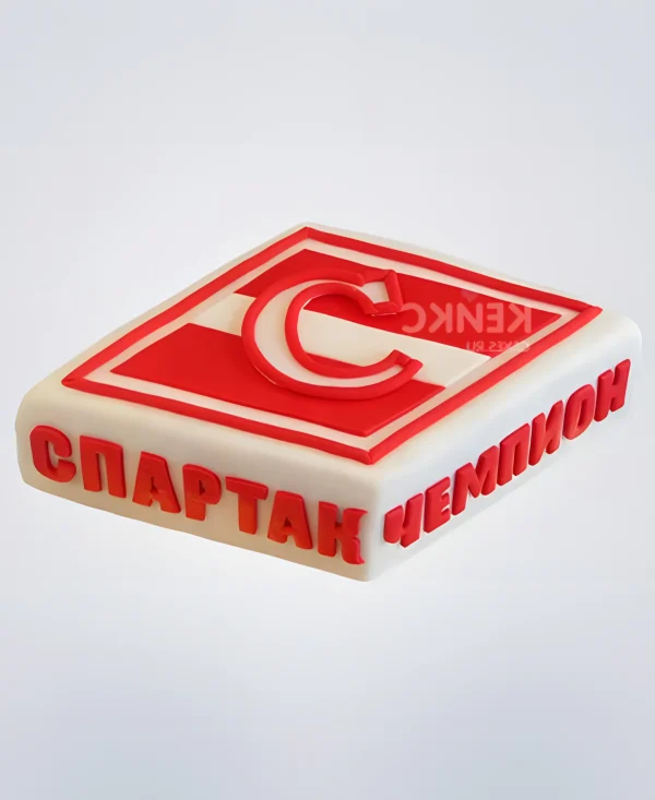 Торт с логотипом Спартак Фото