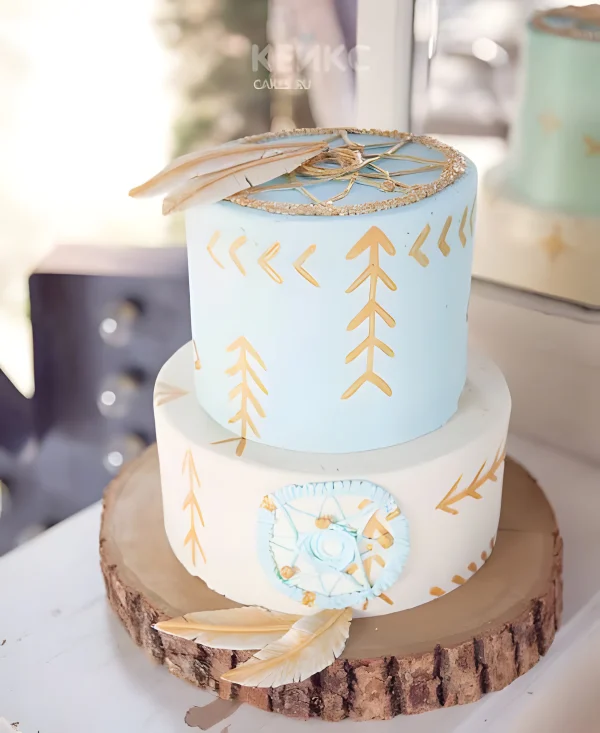 Торт в стиле Бохо и с ловцами снов Фото