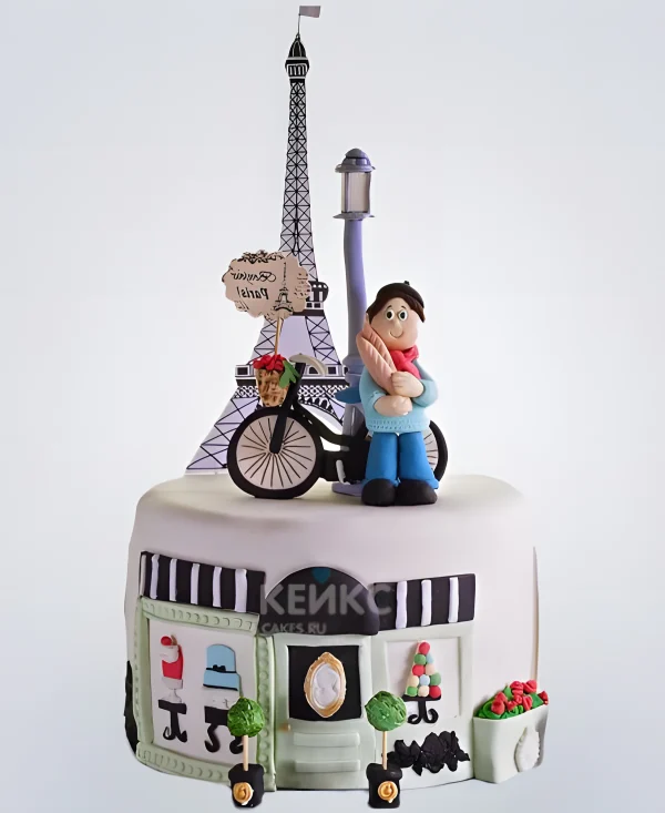 Классный торт во французском стиле Фото