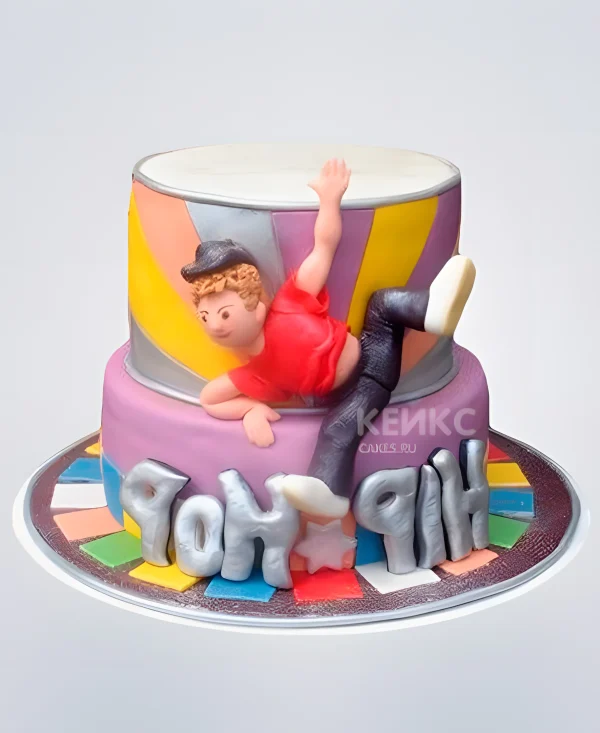 Яркий торт в стиле Хип-хоп Фото