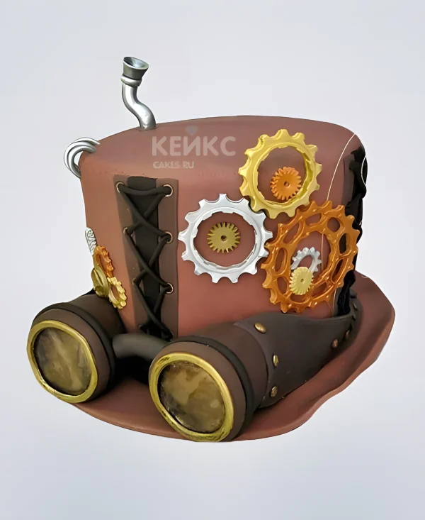Крутой торт в стиле Стимпанк Фото